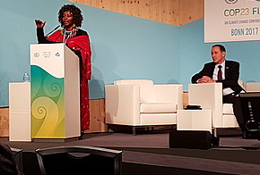 Agnes Leina Ntikaampi aus Kenia auf der COP23