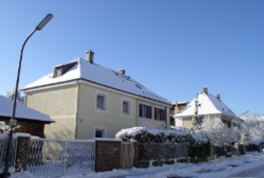 Haus im Winter